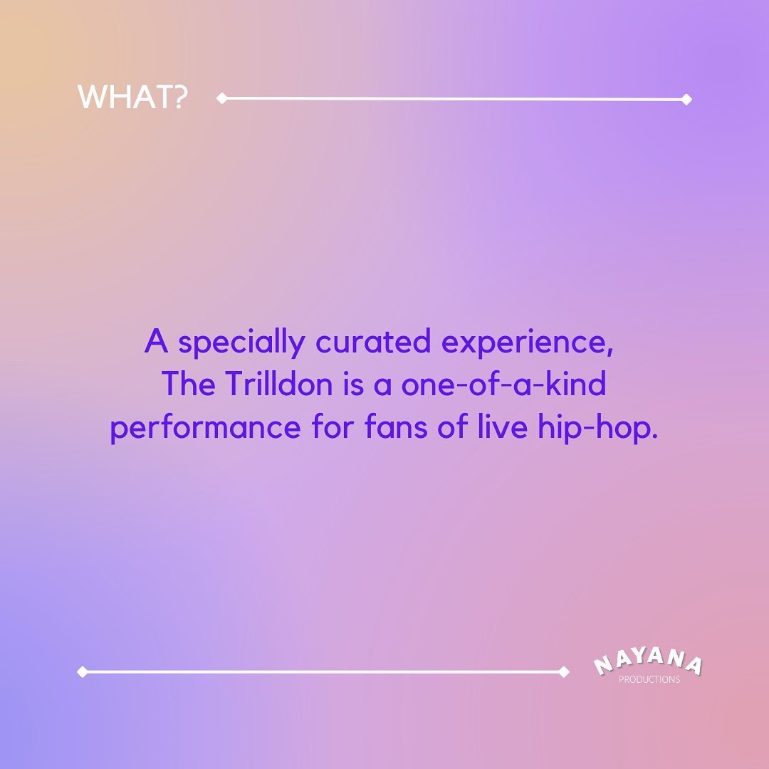 NAYANA_sg's tweet photo. It’s HERE! 🙌🏼 Introducing The Trilldon — derived from “Trill” a blend of true and real, and "Don" meaning King. NAYANA Productions will be kicking off this series of live performances by bringing only the BEST of Korean Hip-Hop to you, here in Singapore! 🔥 https://t.co/UJphsbIJI6
