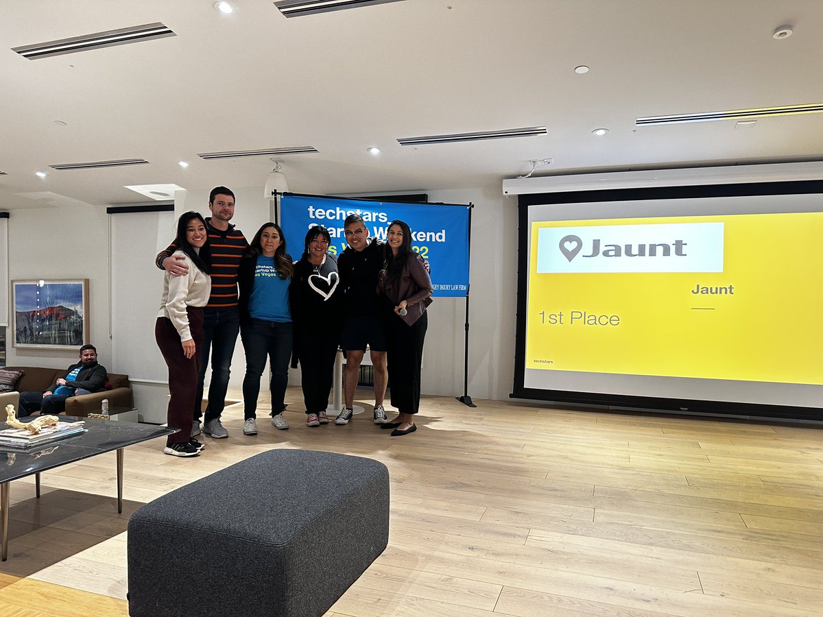 StartUp Weekend Vegas Winners have been Announced — the 1st Place — Jaunt #swvegas #vegastech