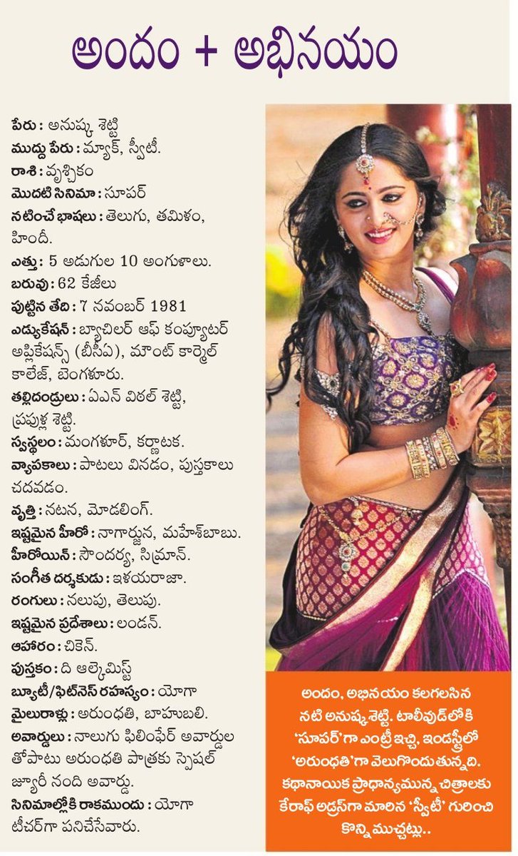 ui000009's tweet photo. Her favorite actors #MaheshBabu #nagarjuna 

#HbdAnushkaShetty https://t.co/mO0gSK4klf