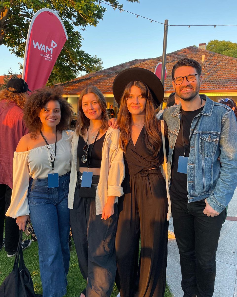 TanyaBunter's tweet photo. Bubbas first #WAMCon #WAMFest with @triplej ♥️
Had a stack of fun hanging with @BHustwaite & @domalessio and Luanne in my home state over the weekend.
Here’s a thread of some live sets from the @triplej WAMFest Showcase… https://t.co/6PAMnltCmc