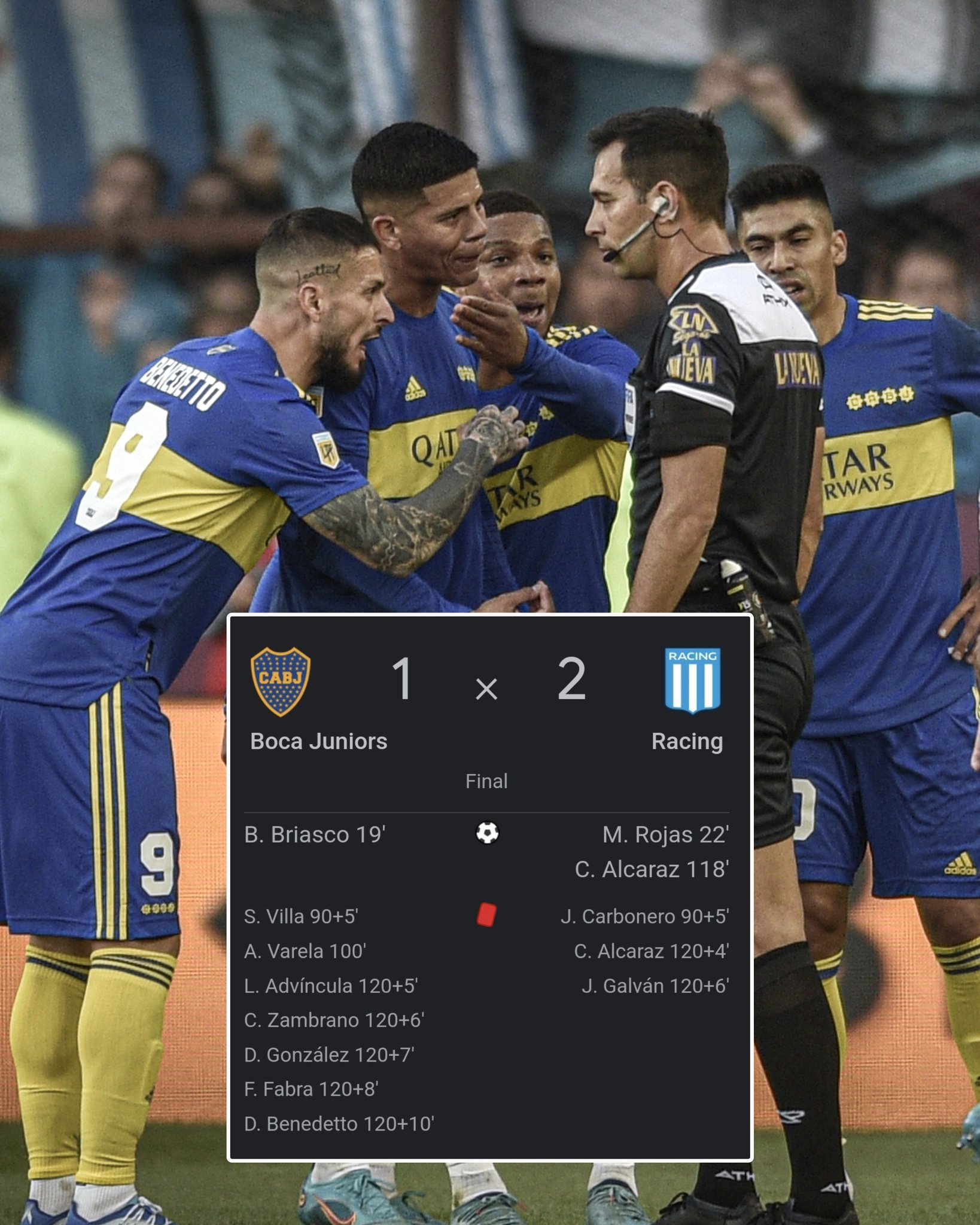 ESPN FC on Twitter "There were 10 red cards shared between Boca