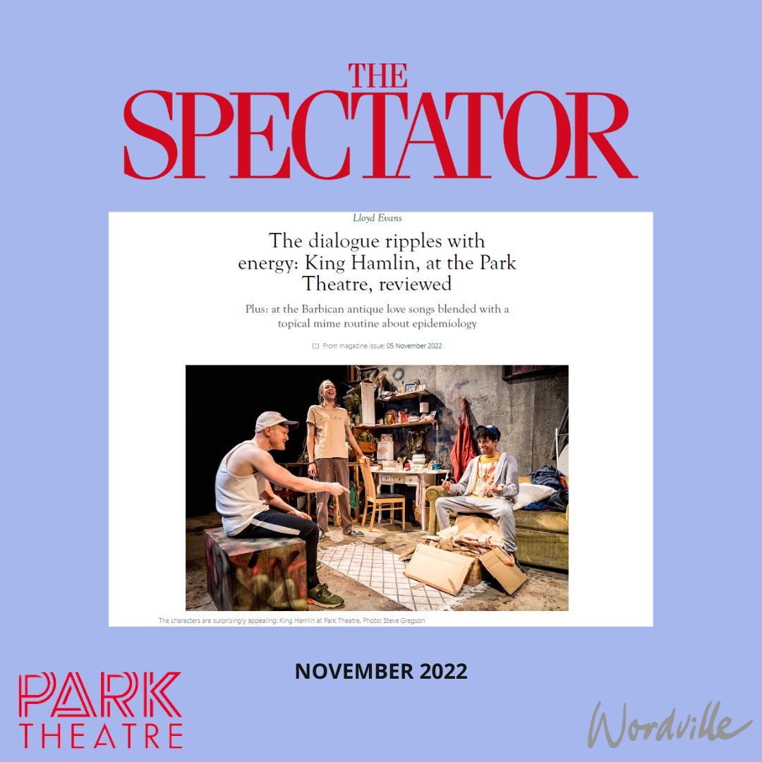 Last week to see King Hamlin - don't miss it. spectator.co.uk/article/the-di…