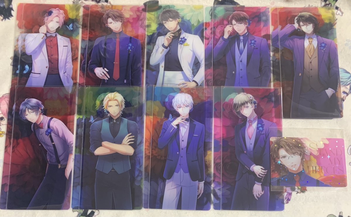 【譲渡】スタンドマイヒーローズ スタマイ AGF クリアしおり 特典
譲:由井、夏目、渡部、朝霧、誠、神楽、桐嶋、カナメ、宝生
求:定価＋送料
特典は値段相談。現状郵送での取引のみとなります。