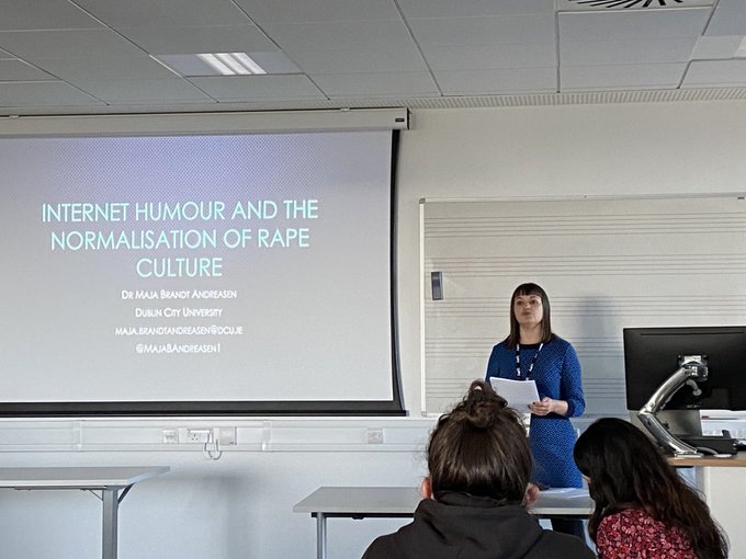 AntiBullyingCen's tweet photo. ABC were well represented at #AoIR2022 held in Dublin this year presenting on topics such as: #InternetHumour & Rape Culture, Sexual & #Gender Violence Online, #AI based #Cyberbullying Interventions, and Mapping Incel Ideology @DCU @DCU_IoE @TiMilosevic https://t.co/FSRZdlVqu6