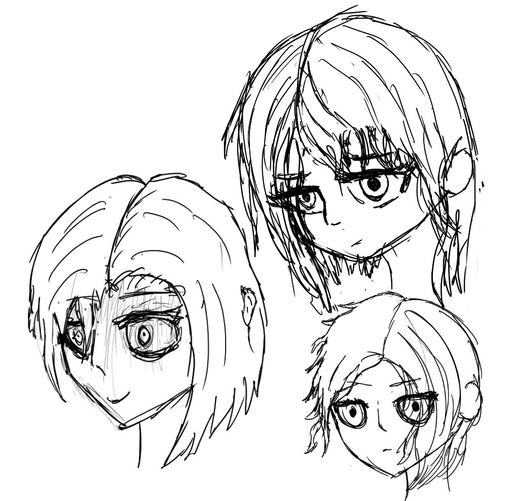NUTORCA's tweet photo. Just drawing heads to stay in the habit of drawing https://t.co/2d8VCQGn7x