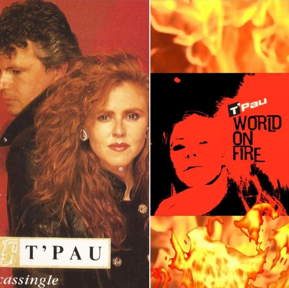 DeanoTheBeano72's tweet photo. It's 35 yrs this week since #China reached #1 in The UK, where it stayed for 5 weeks! Fast-forward 35 yrs, &amp; Carol &amp; Ronnie are still bringing out some great tunes! You can Download/Stream T'Pau's latest single #WorldOnFire here : https://t.co/pKwfVe5t12 #TPau #35Years #WOF 🌎 🔥 https://t.co/ClsEykGF7F