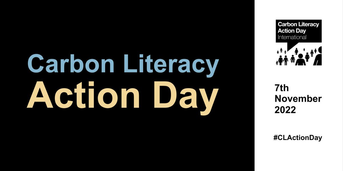 The Carbon Literacy Action Day is here!📣🌎

With the Action Day now officially underway, we're looking forward to witnessing citizens all across the world complete their day's worth of Carbon Literacy on this mass training day.📝

#CLActionDay #CLAD #COP27 #ClimateEducation