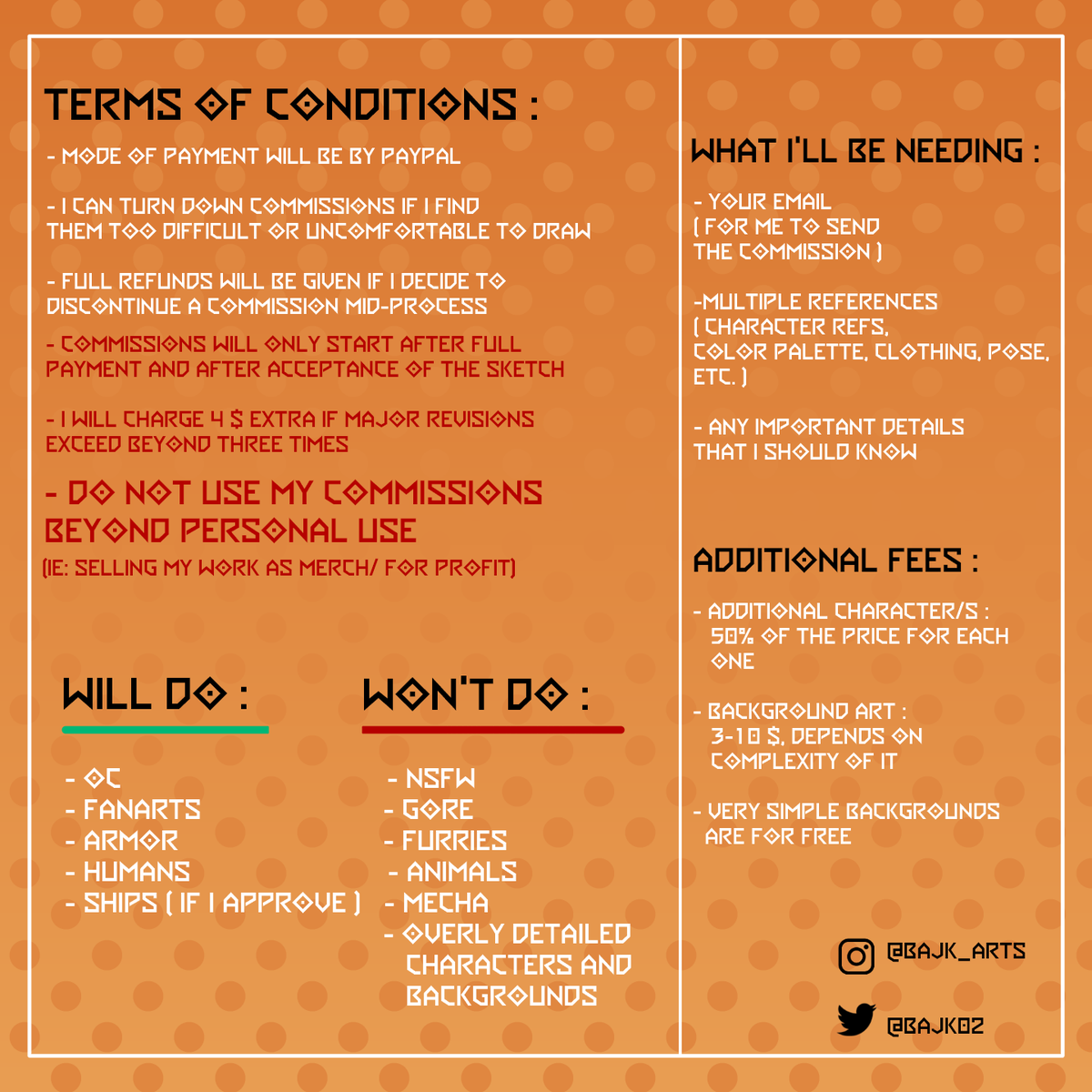 bajk ||Art commissions closed|| tweet media