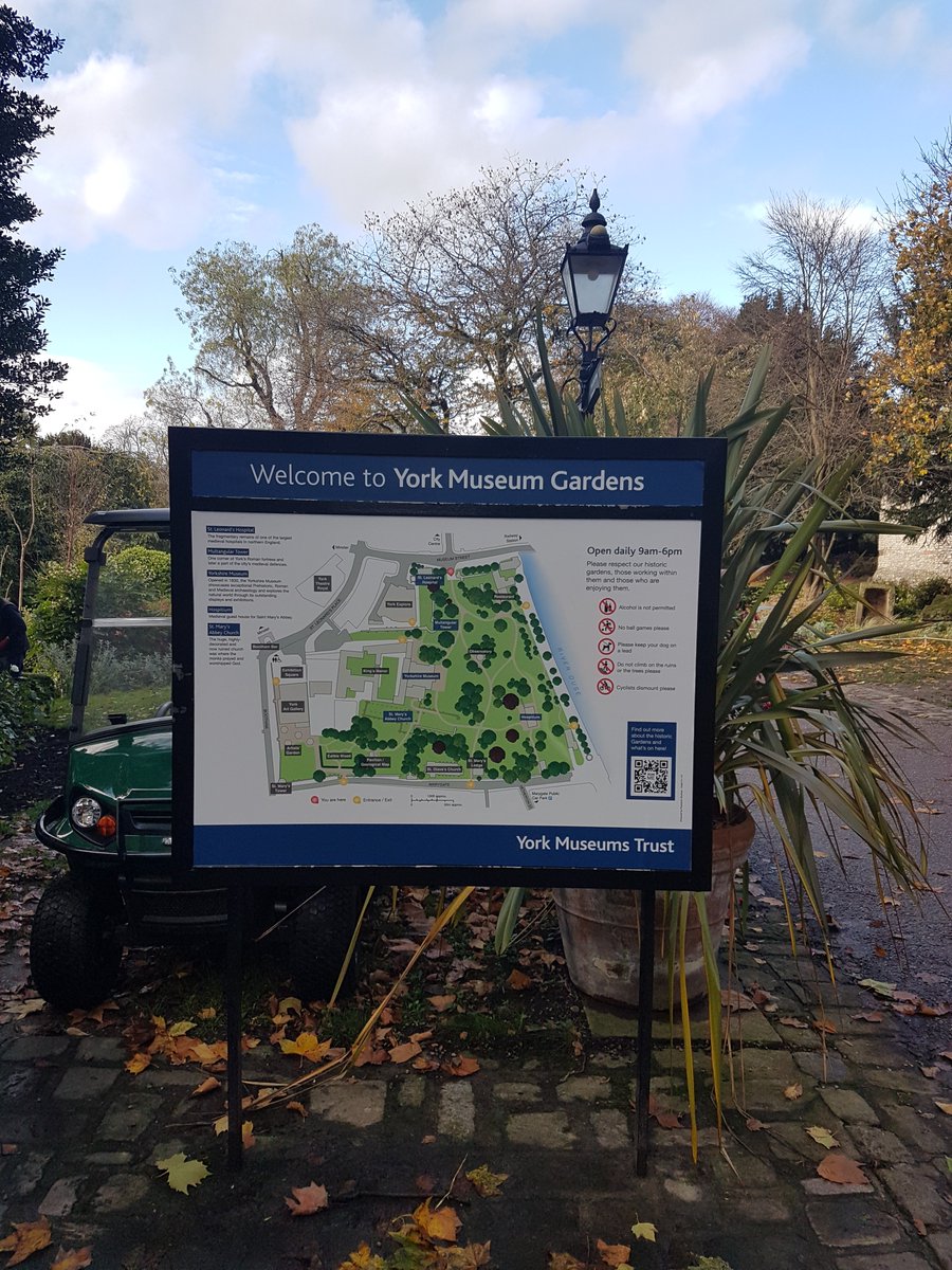 Really pleased we have our new Garden maps in place that look so much better than the old ones! 

<a href="/YorkMuseumTrust/">York Museums Trust</a> #garden #york