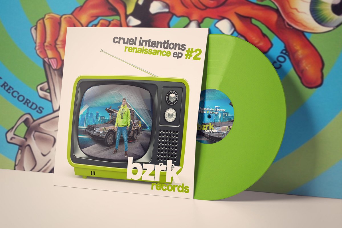 Out now, Renaissance EP#2 on #BZRKrecords. get your copy at cruelintentions.nl  | #hardcore #earlyrave #millenniumhardcore #h4l #thunderdome | cc <a href="/DJ_BUZZFUZZ/">DJ Buzz Fuzz</a> <a href="/KowaMusicStore/">Kowa Music Store</a>