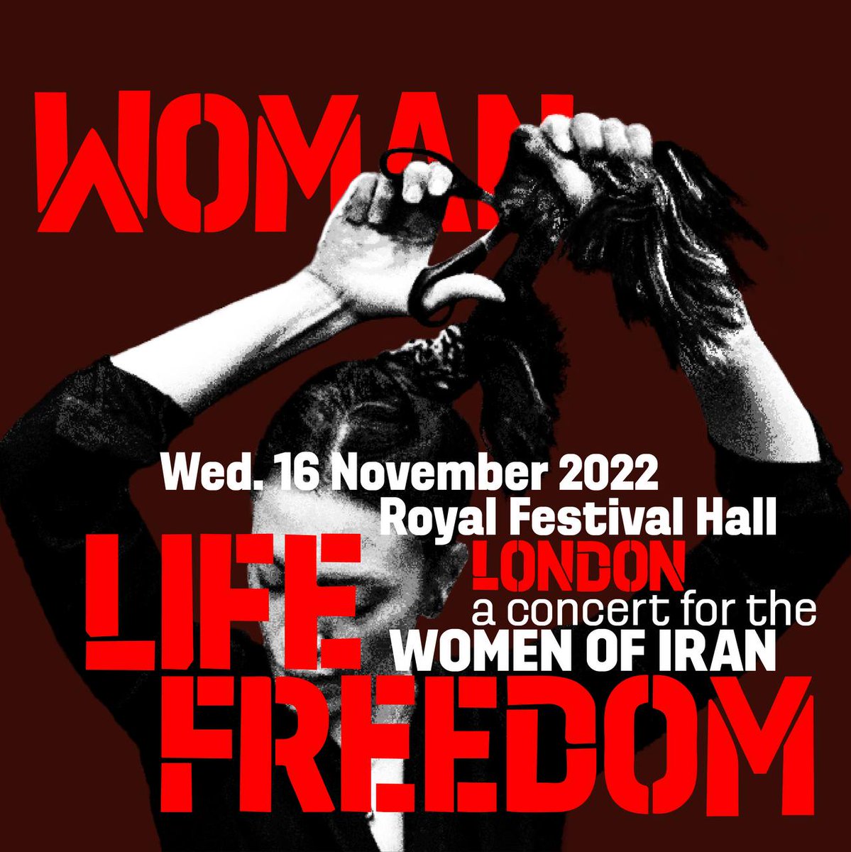 Vaak_Records's tweet photo. Please join us for a night of music and poetry in solidarity with the protests in Iran and in dedication to the women, girls and students who are risking their lives to demand basic rights and freedoms.

📅 Weds. 16 Nov.
Royal Festival Hall
More details: https://t.co/bD45bzeclJ https://t.co/S1dR2r21Ep