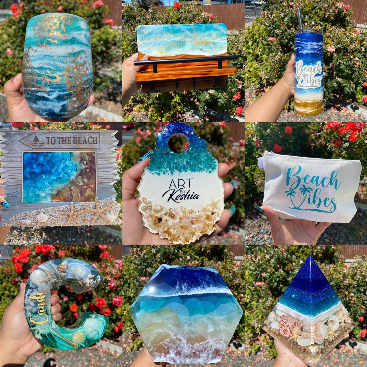 ArtByKeshia's tweet photo. Hello! My name is Keshia. My shop has all of your gifting needs with one of a kind stylish resin home decor, accessories and personalized items. Save 15% off by using code “TWITTER” and free shipping to the USA. 
https://t.co/Ro8Rkmmiba https://t.co/islsXd0QMm