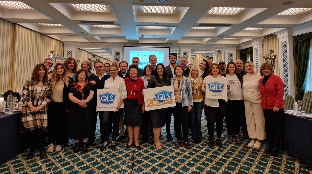 FredFeatham's tweet photo. I was delighted to reveal QLS's upcoming Anti-Bullying Project galore at the @qlsnetwork OGM at the @RoyalOlympic hotel, Athens on 5&6/11. Stay tuned! 🇬🇷🇬🇧✊🏻 #QLS20 #QLS #edutwitter #efl #esl #tefl #elt #education #AntiBullyingWeek #antibullying #bullying #kindness #tefl @Eaquals https://t.co/irpXqV1Mg2