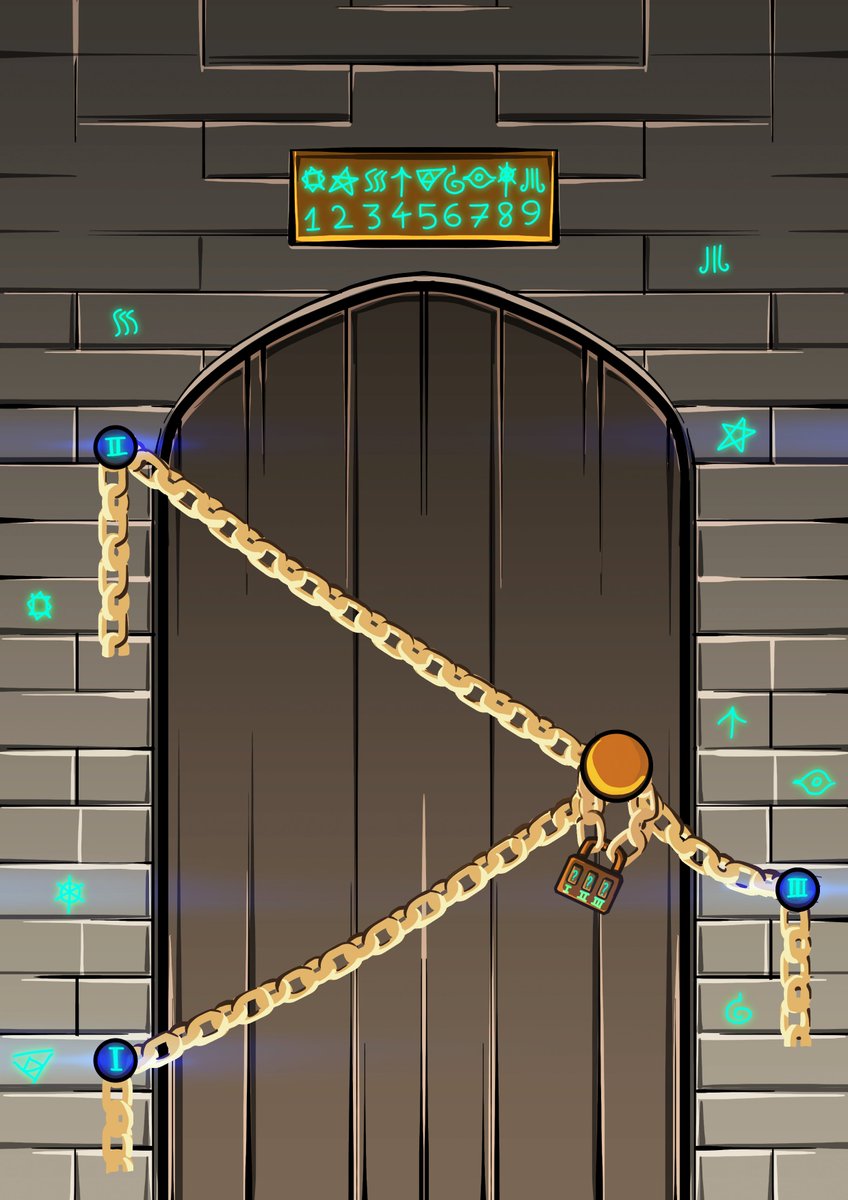 You're faced with a closed door.

📜​"A code is needed. Look carefully, the truth is 𝘢𝘭𝘪𝘨𝘯𝘦𝘥 with the seals."

│Will you 𝖊𝖓𝖙𝖊𝖗? 🗝️​

#Archem #NFTs #nft