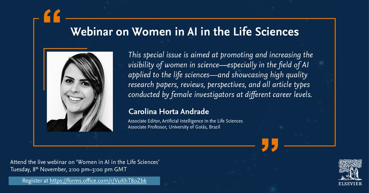 PrecisionLifeHQ's tweet photo. @AILSCI WEBINAR: Women in AI in the Life Sciences

Recognizing the contributions of women in artificial intelligence in the life sciences. 

Register here: https://t.co/sCfIhAXU6k

#WomeninAI #webinar #AI #Bioinformatics #LifeSciences https://t.co/AFd1vwqdZY
