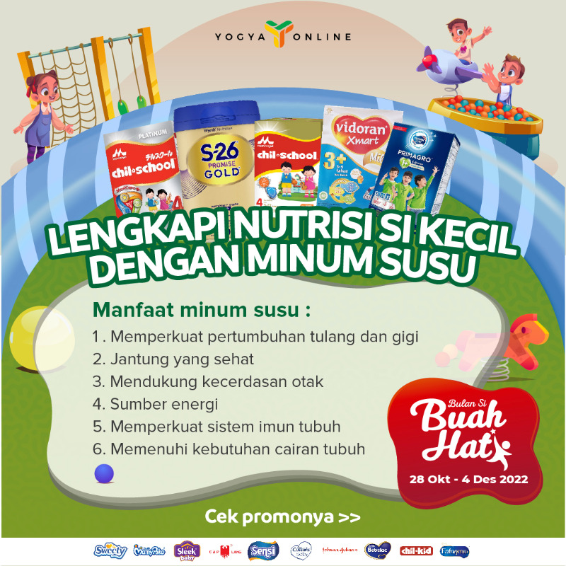 yogyaonlineID's tweet photo. Susu sangat penting untuk si Kecil, karena dalam satu sajian susu terdapat berbagai nutrisi yang penting untuk tumbuh dan kembang si Kecil. Yuk penuhi kebutuhan meraka, dengan beli susu di Yogya Online. Dapatkan dengan harga spesial dan promo menarik lainnya!
#BSBH #Yogyaonline