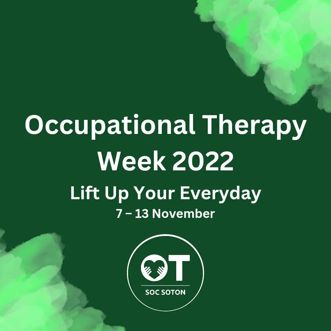 SotonOTSoc's tweet photo. 1/2 Occupational Therapy Week! @theRCOT campaign is called 'Lift up your everyday' to raise the profile of OT. Look at our hacks and feel free to drop by B67 to write down one of your own! We have a range of events planned this week, have a look and join us! 🗓💚#otweek #OTHacks https://t.co/QKnW6DDTII