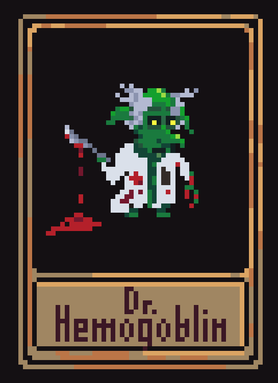 DavidBrocek's tweet photo. In Goblin's Journey you will be able to also buy and collect cards.

You know that moment when you genuinely laugh at your own jokes... Yeah, this is by far my most favorite card.

#pixelart #indiedev #gamedev #adventuregame https://t.co/A7sswMykaW