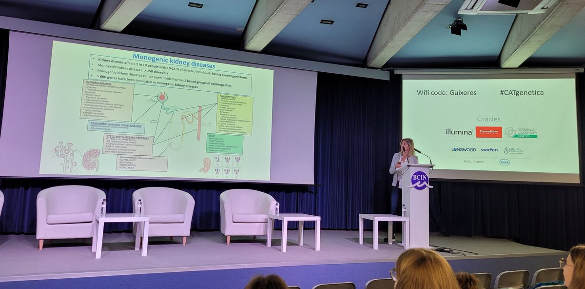 SJDLaboratori's tweet image. Primera part de la jornada #CATgenetica dedicada a com classificar variants genètiques en funció del gen alterat, a partir de la tasca dels grups d&apos;expertesa internacionals #variantcuration del programa ClinGen @ClinGenResource. Una feina molt necessària per a la interpretació.