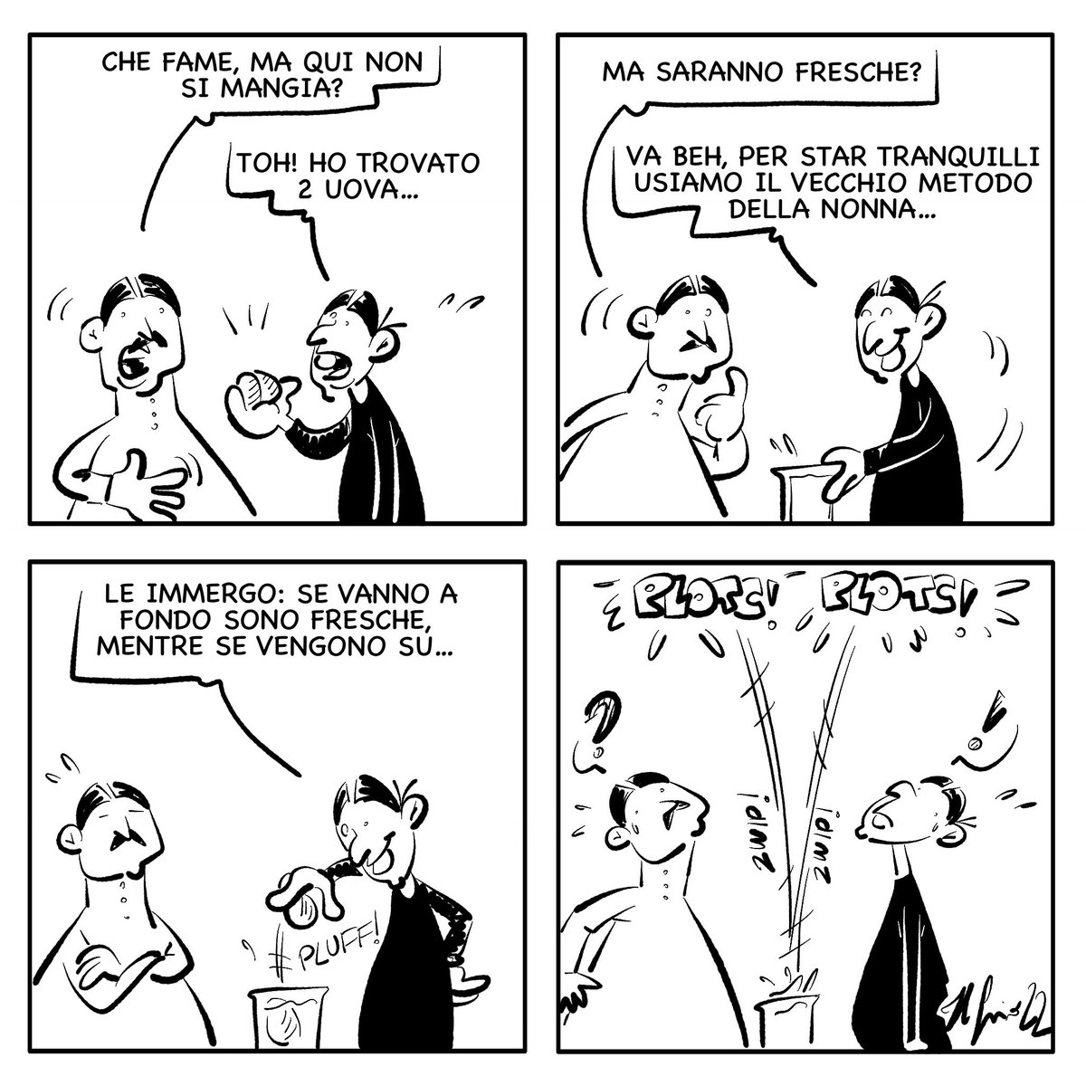 capogriso's tweet photo. I metodi della nonna…

#mrpidgen #pidgen #piccione #strisce #strisceafumetti #fumetti #storie #vignette #comico #italiancomics #ig_italia #balloon #freddure #italiancomics #satira #kindle #amazon #libro #striscialanotizia #uova #nonna https://t.co/UcEhDyZXCI