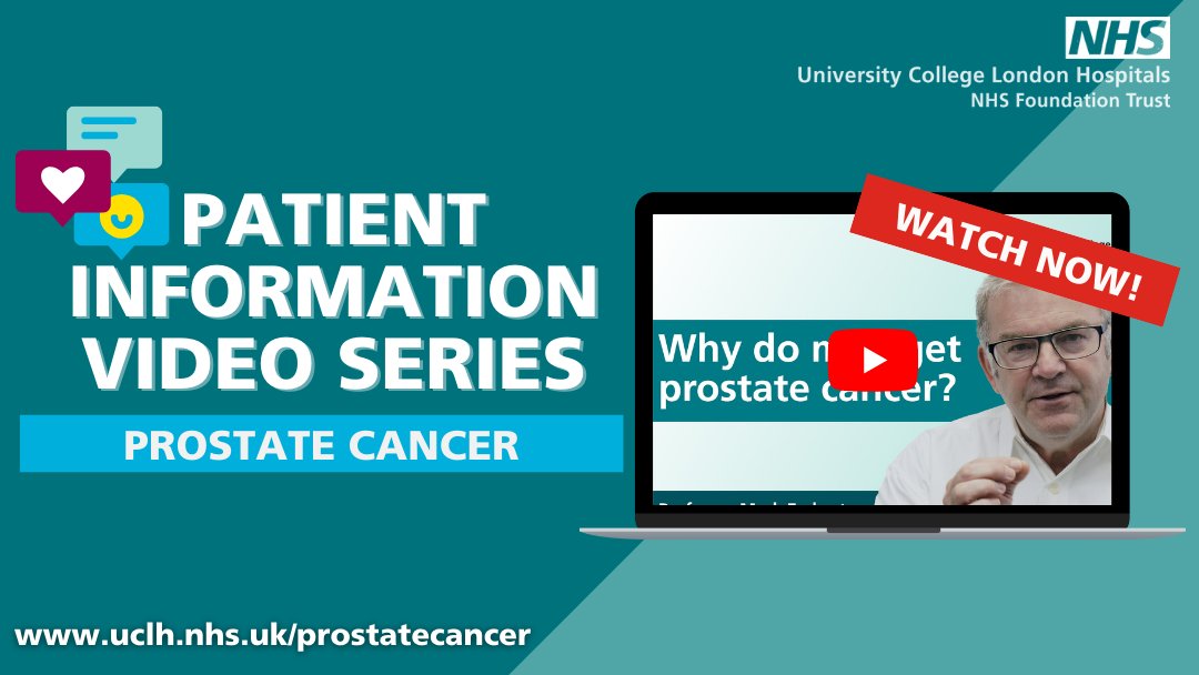 UCLH (@uclh) on Twitter photo 1 in 8 men will get #prostatecancer. Watch our latest #video series on <a href="/YouTube/">YouTube</a> with one of the UK’s leading experts, Mark Emberton, who discusses symptoms, early detection, treatment and stages of prostate cancer. 
youtube.com/playlist?list=… 
#Movember #MenWeAreWithYou #MensHealth 1 in 8 men will get #prostatecancer. Watch our latest #video series on <a href="/YouTube/">YouTube</a> with one of the UK’s leading experts, Mark Emberton, who discusses symptoms, early detection, treatment and stages of prostate cancer. 
youtube.com/playlist?list=… 
#Movember #MenWeAreWithYou #MensHealth