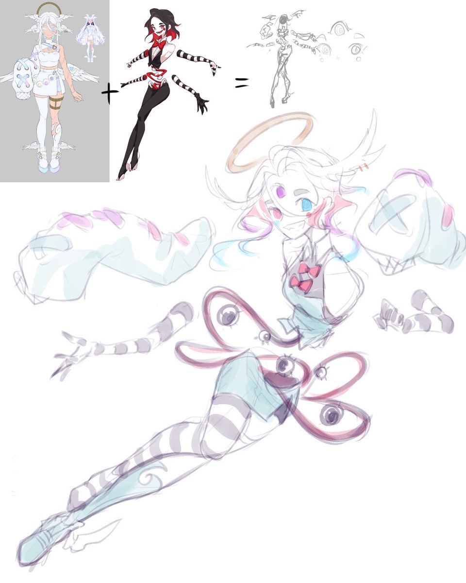 WittleBagel's tweet photo. Vtuber Fusions!
This was fun to do haha~
@kassiocoralov @Sunnio_art @dreamyestVT @ChainsawGoddess
#FreshBaegels #kassillust #chainspiece #Dreamyilluest https://t.co/En5ICnceXF