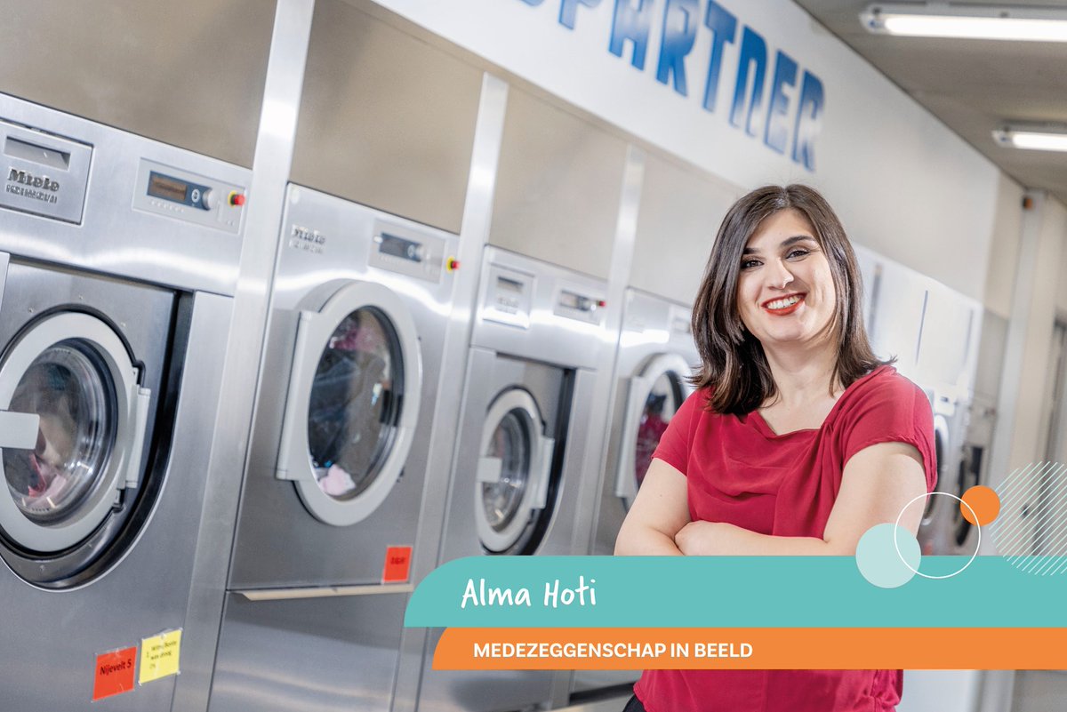 Alma Hoti werkt bij #DeWaspartner en is lid van de kolomraad Werk &amp; Ondersteuning. Alma:“In het begin vond ik het spannend om te zeggen wat ik ergens van vond. Gelukkig werd snel duidelijk dat we in de raad alles kunnen bespreken en open naar elkaar zijn." bit.ly/3hhXFSu
