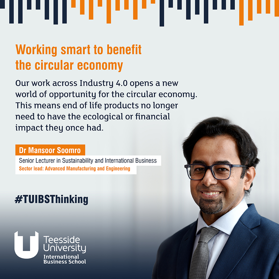 tu_enterprises's tweet photo. As #COP27 begins, we connect to the work of @teessideunitubs Dr @mansoor_soomro who has recently finished up his research into sustainability in intl business. Connect with us to explore how #TUIBSThinking can advance the future of your organisation. https://t.co/Uh1sUrM3XG https://t.co/skRsXlJsZW