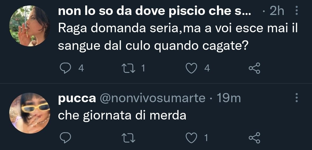 non lo so, che intenzioni avete oggi?