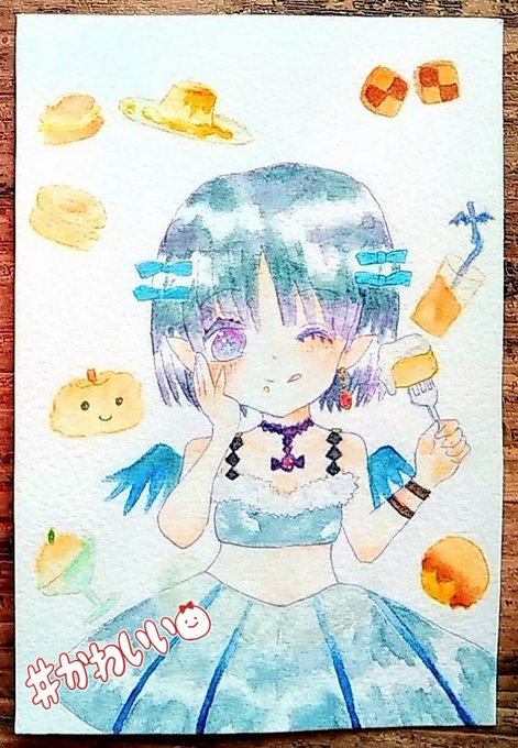 Gallery glad.さん(@mk_tenji)のおばけのカーニバル展でお迎えしたホルス箒星さんの作品が届きました✨
作品の後ろにも絵があって楽しい💕☺️
直筆のお手紙やお菓子(美味しかったです!😋💕)もありがとうございます♫嬉しかったです✨ 