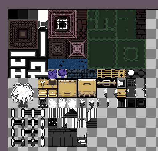 CassyDaBean's tweet photo. Some Gameboy styled assets for a lil game I've been working on for like a total of 5 hours.
#gamedev #pixelart https://t.co/WOi6bUCWOK