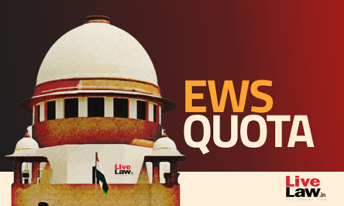 LiveLawIndia's tweet photo. BIG BREAKING: SUPREME COURT UPHOLDS 10% RESERVATIONS FOR ECONOMICALLY WEAKER SECTIONS (EWS) 

#EWS #SUPREMECOURT https://t.co/cqGA6YaTAm