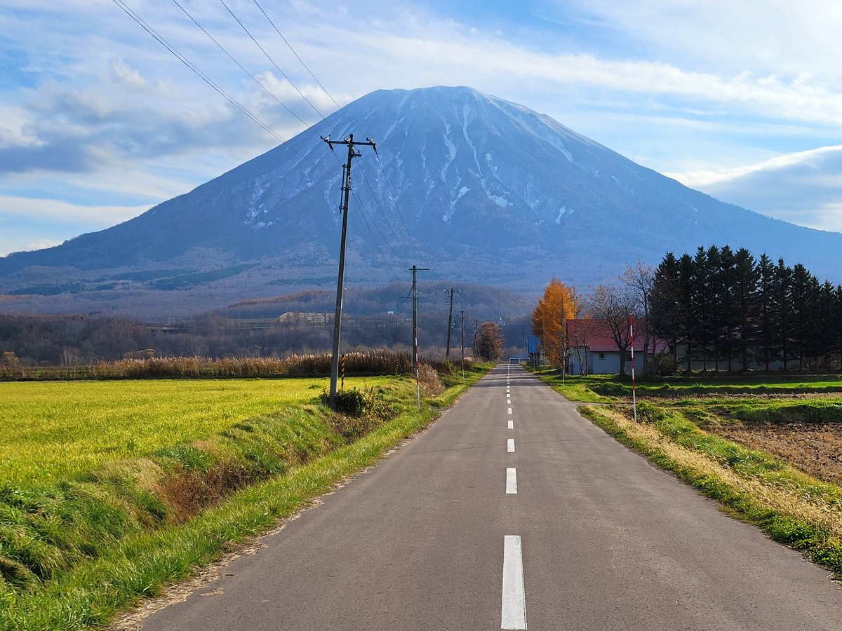 「北海道特有の絶景極振りユーティリティゴリ削りパーキングエリアの欠点は、やや膀胱が」|オカモトのイラスト