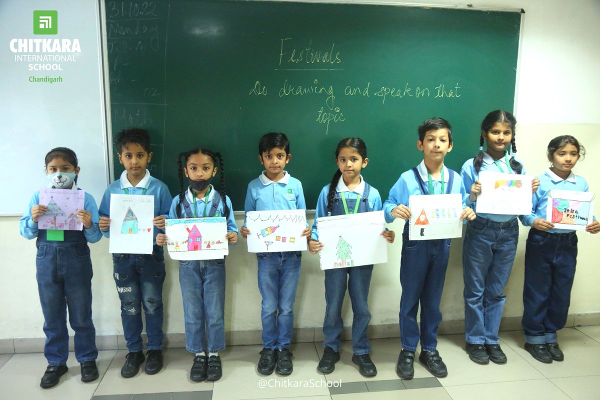 chitkara_school's tweet photo. Chitkara International School, Chandigarh organises a creative drawing activity for the learners of Grade 2.
Festivals are an expressive way to celebrate glorious heritage, culture and traditions.
-
#CIS #festivals #festivalsofIndia #traditions #drawingactivity https://t.co/2UhbiuAId3