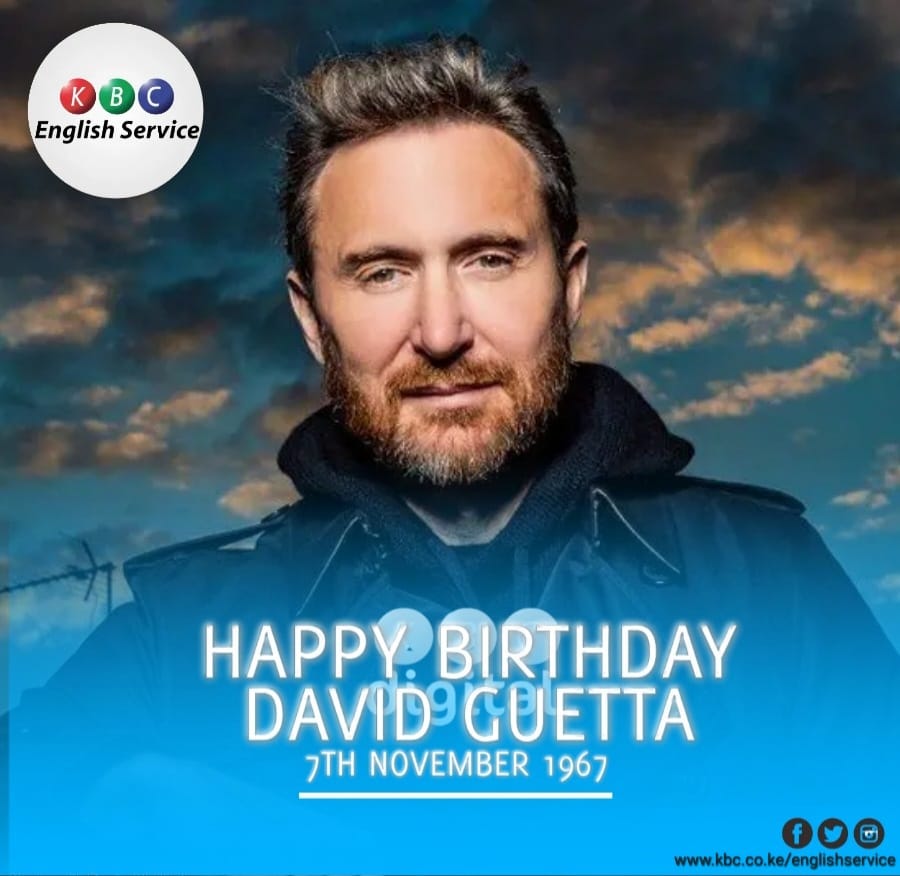 Happy Birthday: DAVID GUETTA
Born: 7th November 1967

^PMN   