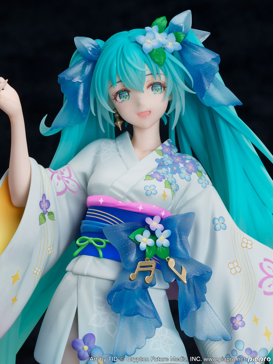 furyu_hm's tweet photo. \ 予約締切せまる! /
【 #FNEX × #POPPRO】初音ミク1/7スケールフィギュア
予約締切は11月16日 です!
TID氏が描いたイラストを忠実に再現!
アジサイ柄の衣装が可愛い、特別なミクをお手元に。
<<F:NEX限定・完全受注生産>>
予約締切:11月16日 ⇒ https://t.co/1gpPk1tmxs
#初音ミク #FURYU https://t.co/4gQmVhEfU7
