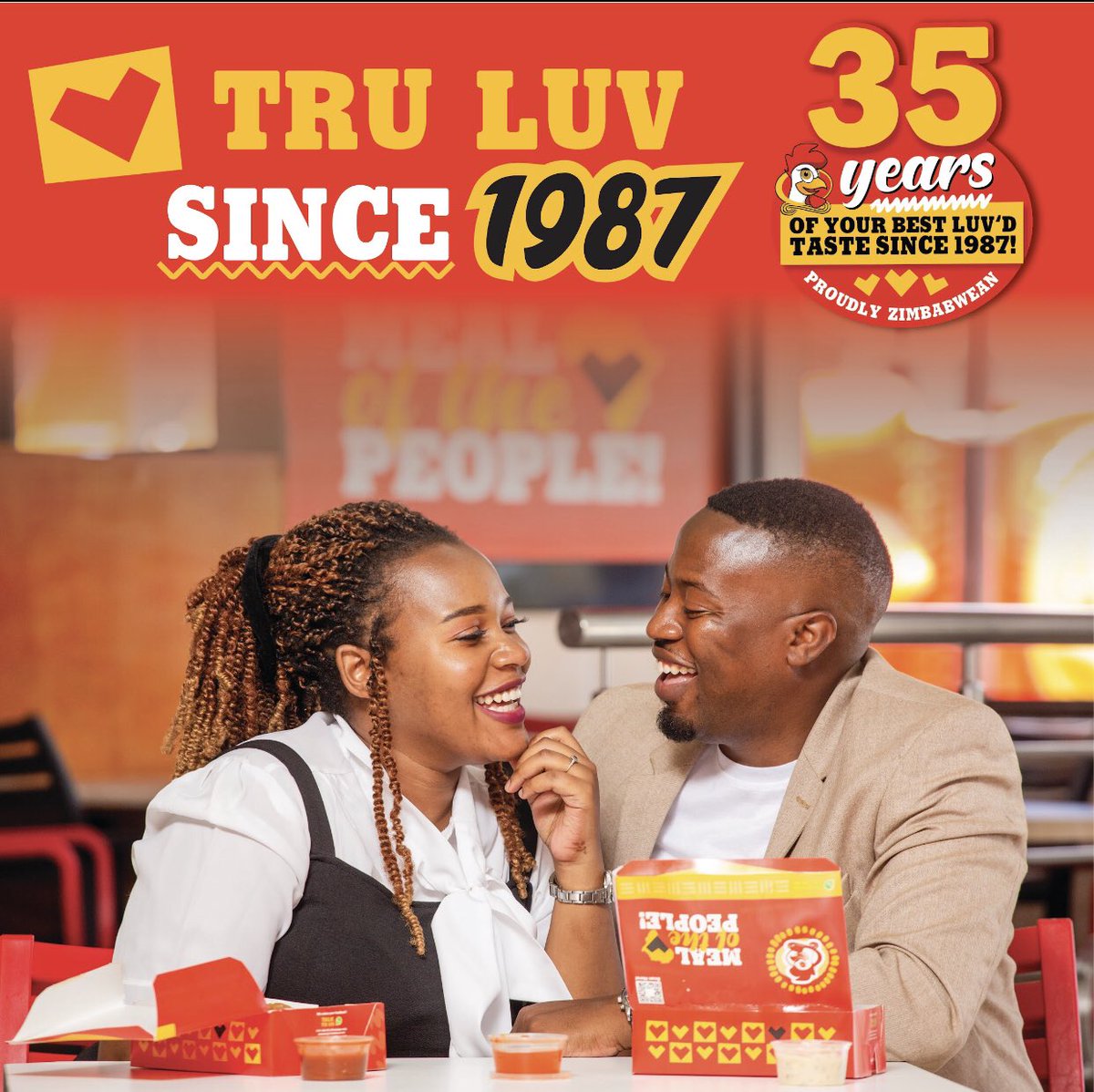 SimbisaBrands's tweet photo. Chicken Inn Zimbabwe has been the #MealOfThePeople since 1987 and is committed to providing customers with the guaranteed distinctive taste!!
Happy 35th year Anniversary to Chicken Inn Zw
#Annivesary #ChickenInn #SimbisaBrands #ThirtyFiveYears #ToStrengthen #ToEmpower https://t.co/OrFOgWGqkF