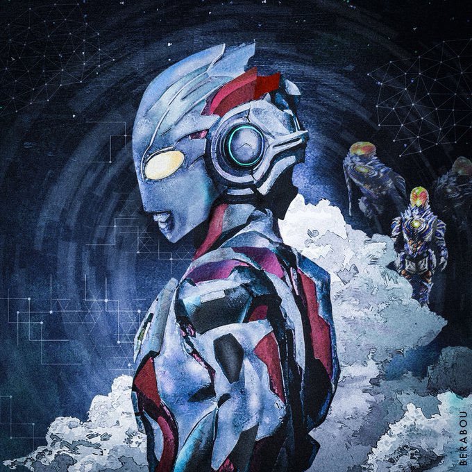 今日も「M八七風」イラストでウルトラゾクゾクさせてやるよ!どこの歌詞でどのウルトラマンかみんなも想像してみてね!! 