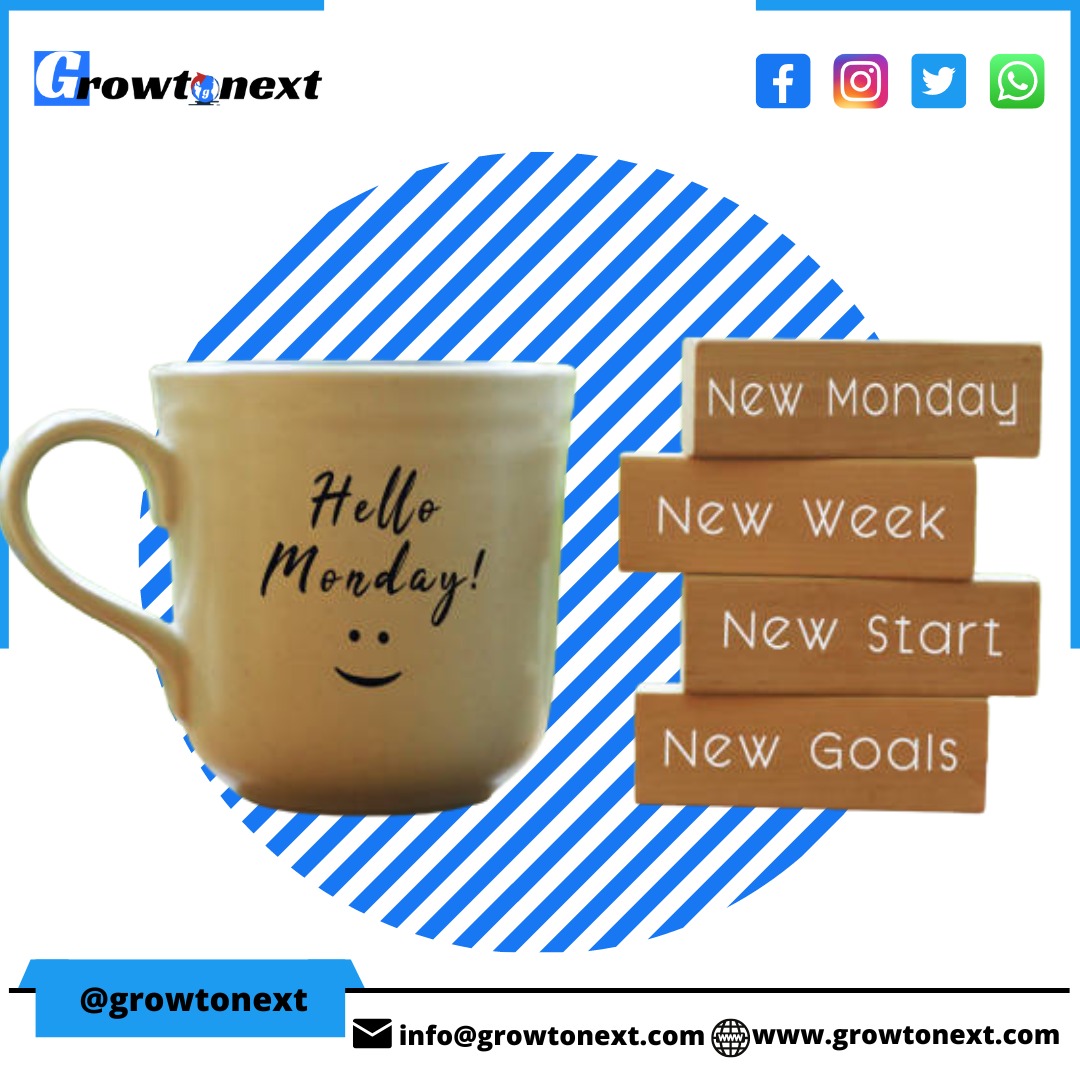 growtonext's tweet photo. New Monday New Week New Start New Goals. 

#Mondaymotivation #monday #growtonext #newgoals https://t.co/kglAWMZx6O