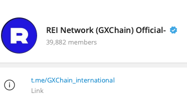GXChainGlobal's tweet photo. #REINetwork Telegram chat are now verified ✅

Stay safe! Only follow official socials 👍

Join our Telegram for latest news: https://t.co/9GfEBUhlXW https://t.co/rJebrlQRYp