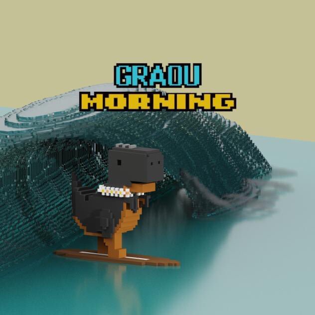 TheDinoVox's tweet photo. GRAOU MORNING FRENS 🦖
JUST SURFIN THE DINO VIBES ! https://t.co/ssVGa1mEzX