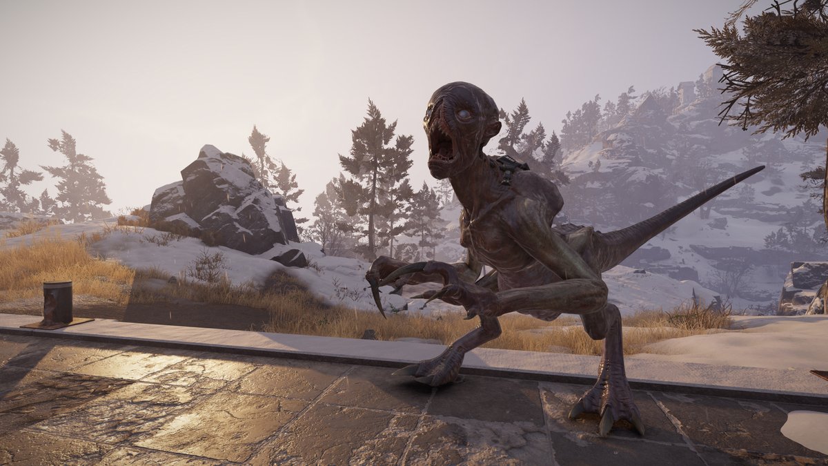 Piranha_Bytes's tweet photo. ELEX-FACT:

The Slimelizard has dim eyes and can see poorly, but can smell you and sense your presence.

#ELEX #Elexfact #GameDev https://t.co/2B6muXs0h9
