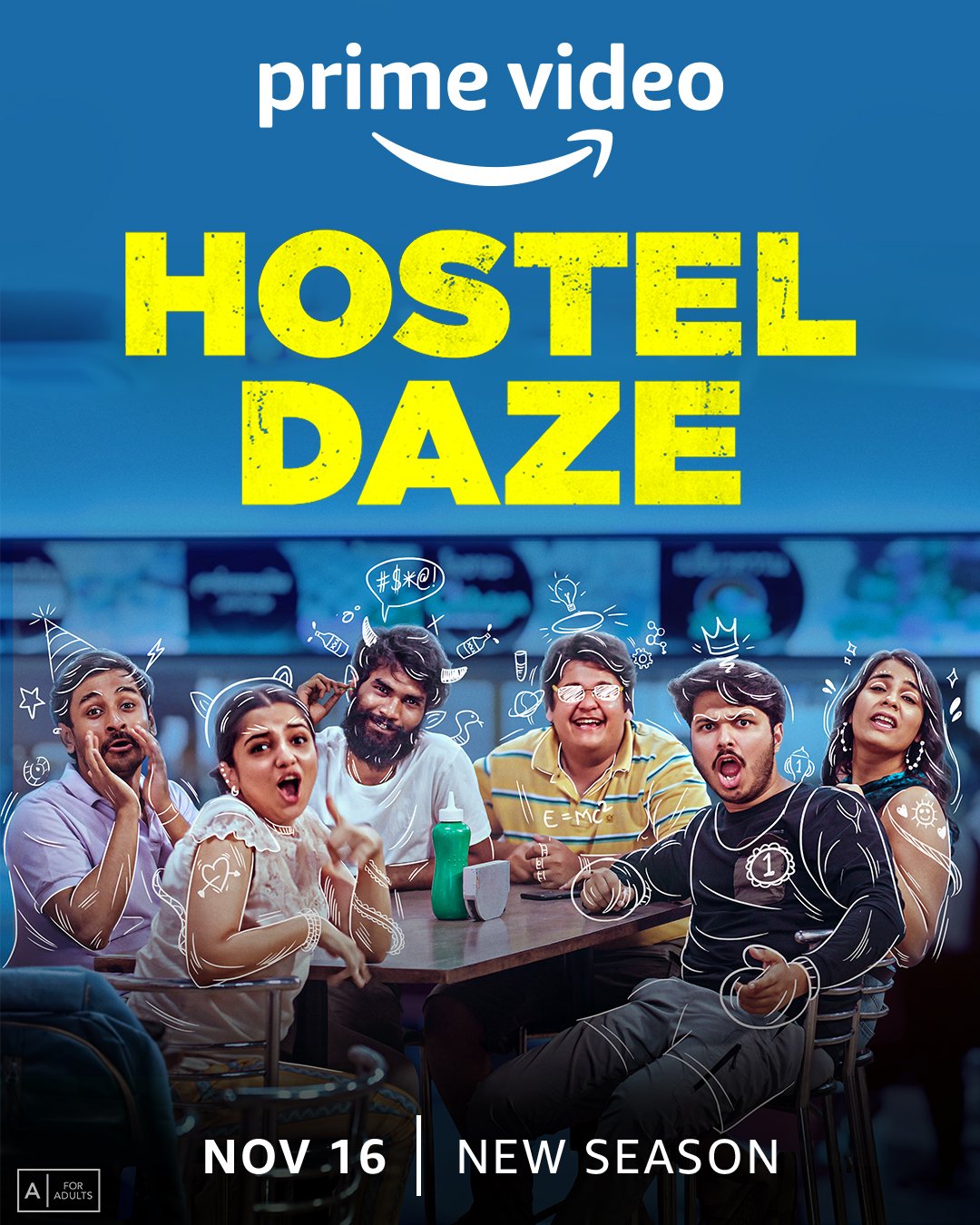Hostel Daze (Season 3) Hindi WEB-DL 1080p 720p & 480p x264 DD5.1 | [Amazon Series] All Episodes