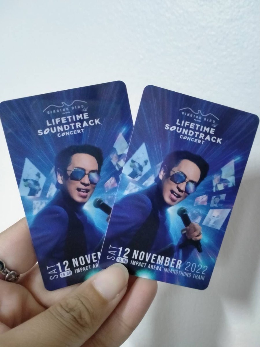 pippy_phim's tweet photo. ประกาศ 📢📢📢📢

ขายบัตรคอนเสิร์ตพี่เบิร์ด ธงไชย วันเสาร์ที่ 12 พ.ย. 65 เวลา 19.00น.
จำนวน 2ใบ ราคาใบละ 2500฿ 
ชั้น 3 โซน R แถว F
ติดต่อ 086-4718939

#SingingBirdConcert2022 #LifetimeSoundtrack #โตมากับเพลงพี่เบิร์ด #บัตรคอนเสิร์ต #BirdThongchai #พี่เบิร์ดธงไชย #EFM94 #GMMGrammy https://t.co/0c5vEqRcGz