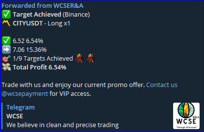 Wesladresearch's tweet photo. Target Achieved #cityusdt
#Bitcoin #BTC #Cryptocurrency #Crypto #Ethereum #Blockchain #Trading #Altcoins #investing #cryptocharts #coinanalysis #hold #eth #xrp #wcsebot #wcse #wcsetalks #wcsechannel https://t.co/j2QaXGYqQe
