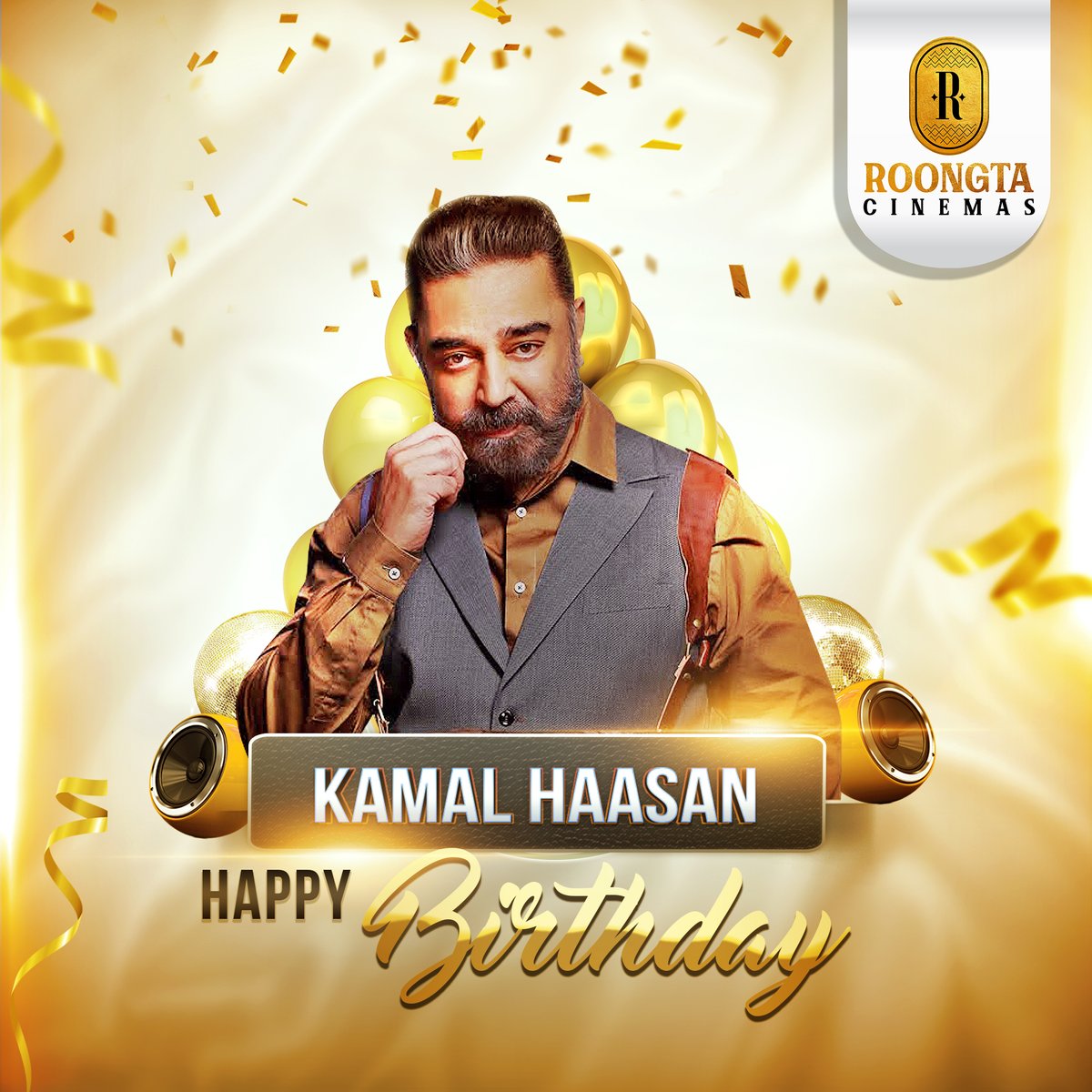 RoongtaCinemas's tweet photo. From Chachi 420 to Vikram, Kamal Haasan has donned every character with ease. The actor is turning 68 today & we wish the versatile actor a very Happy Birthday.
#RoongtaCinemas #HappyBirthdayKamalHaasan #BirthdayPost #HappyBirthday #KamalHaasan #UniversalActor #HBDKamalHaasan https://t.co/SjHm4RBoaX