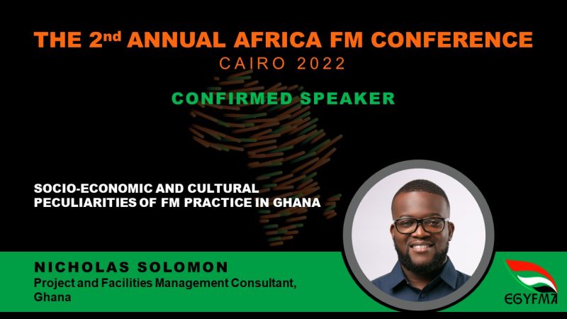 Join the FM Expert Speakers at The 2nd Africa FM Conference, which will be held during 24th – 26th November 2022 at The American University in Cairo, in presence of Speakers and Delegates from more than 25 Countries.

Register now:
lnkd.in/dc88h2sE