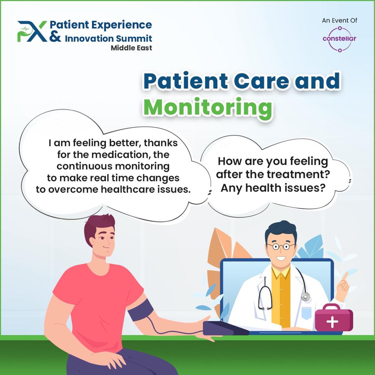 Today’s advanced patient care and monitoring systems have ensured that the doctors can keep a regular track of the health of the patients and help them be better at self-care.

#pxinnovationsummit #healthcare #event #patientexperience #patient #wellness #selfcare #patientcare