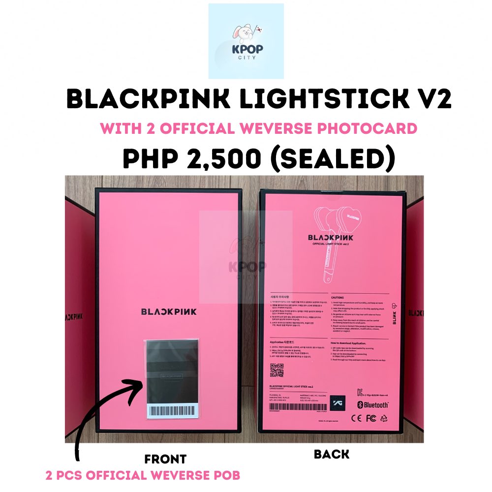 BLACK PINK - Official Light Stick Ver.2 Weverse Customer Special