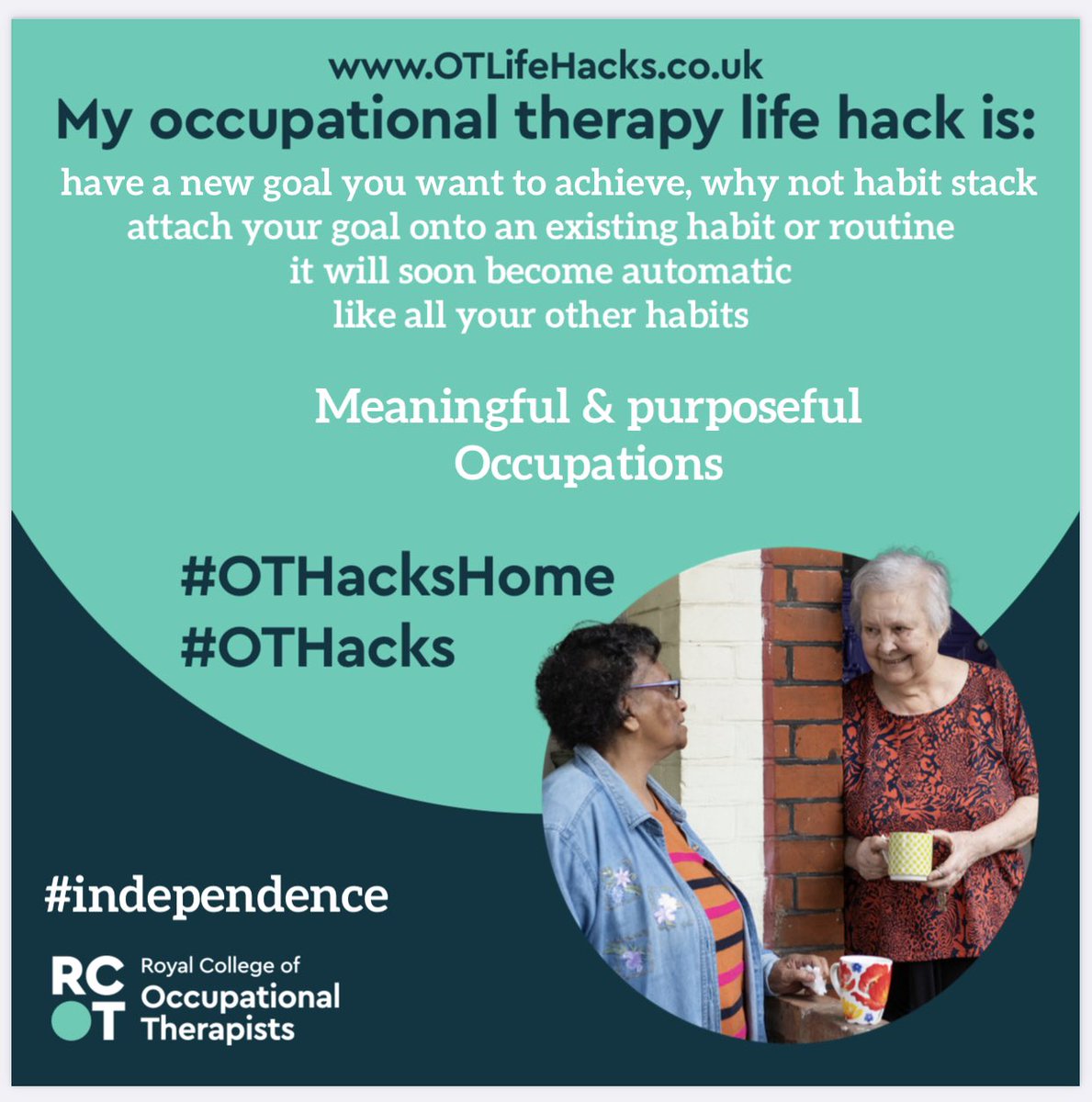 John Williams (@johnpwil) on Twitter photo It’s Monday we all have goals we want to #achieve <a href="/theRCOT/">Royal College of Occupational Therapists</a> #OTweek2022 #OTHacks why not #habitstack attach a new #goal on to an existing #Habit or #routine and it too will soon become an automatic #atomichabit as part of your #dailyroutine in #selfcare #productivty or #leisure It’s Monday we all have goals we want to #achieve <a href="/theRCOT/">Royal College of Occupational Therapists</a> #OTweek2022 #OTHacks why not #habitstack attach a new #goal on to an existing #Habit or #routine and it too will soon become an automatic #atomichabit as part of your #dailyroutine in #selfcare #productivty or #leisure